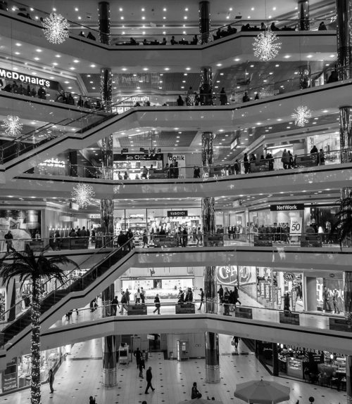 Shoppingcenter, Einzelhandel, Geschäfte