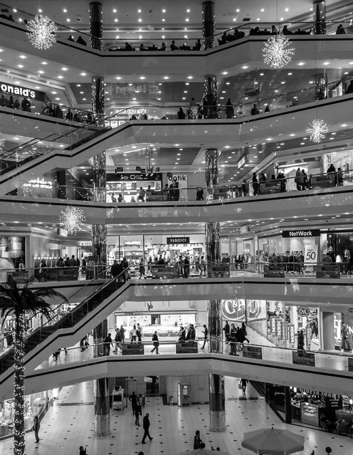 Shoppingcenter, Einzelhandel, Geschäfte